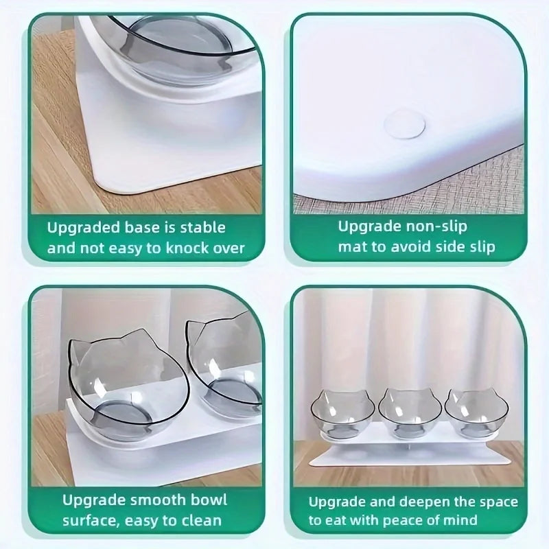 PurrBowl Orthopedic Anti-Vomiting Cat Feeder