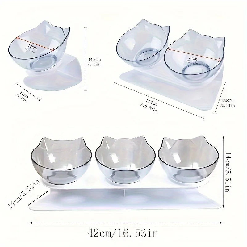 PurrBowl Orthopedic Anti-Vomiting Cat Feeder